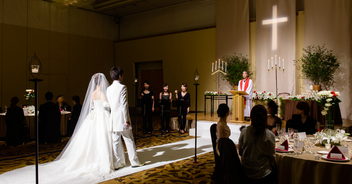 披露宴内ゴスペル挙式 挙式 公式 湯本富士屋ホテル 箱根の結婚式 リゾートウエディング